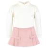Picture of Miranda Girls Pleated Skirt Set X 2 - Ivory Pink
