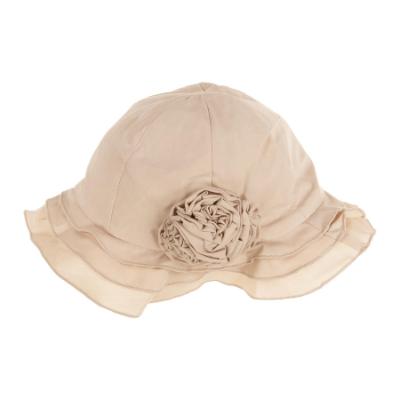 Picture of Sarah Louise Girls Rosette Sunhat With Bow - Beige