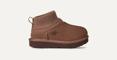 Picture of UGG Toddler Classic Ultra Mini Stretch Cuff Boot - Rocky Oak
