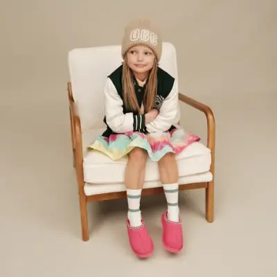 Picture of UGG Kids Tasman II Slip On - Pink Bloom