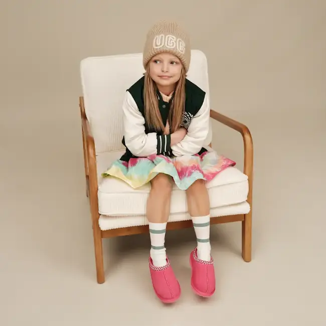 Picture of UGG Kids Tasman II Slip On - Pink Bloom