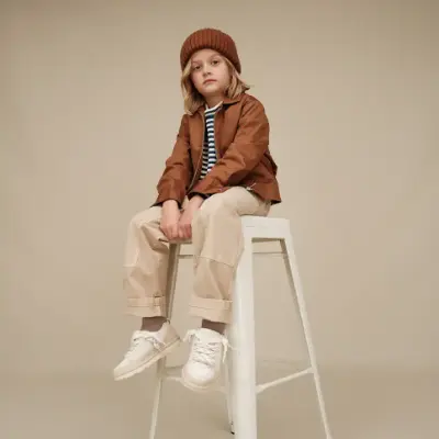 Picture of UGG Kids Lo Lowmel Trainers - Jasmine