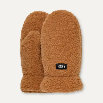 Picture of UGG Kids UGGfluff Mitten - Chestnut