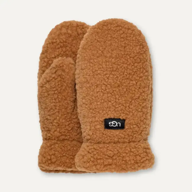Picture of UGG Kids UGGfluff Mitten - Chestnut