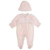 Picture of Deolinda Baby Girls Magic Balloon Smocked Sleepsuit & Hat Set X 2 - Pink