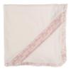 Picture of Deolinda Baby Girls Romera Smocked Velour Blanket - Ivory Pink