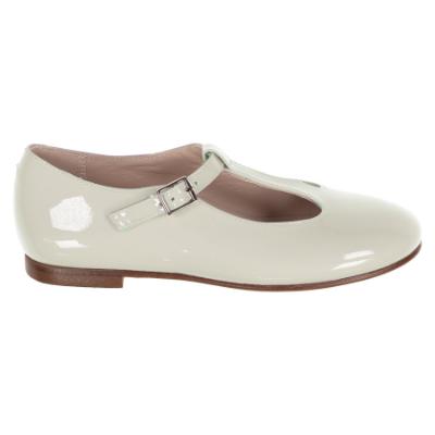 Picture of Panache Girls T Bar Pump - Beach Cream Patent