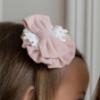 Picture of Miranda Girls Rosette Clip Headband - Pink Ivory