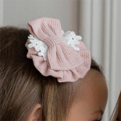 Picture of Miranda Girls Rosette Clip Headband - Pink Ivory
