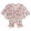 Picture of Beau KiD Baby Girls Teddy Bear Print Pyjamas Set X 2 - Pink Blue