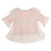 Picture of Beau KiD Girls Lace Ruffle Pyjamas - Pink Ivory