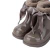 Picture of Igor Bimbi Soft Fur Cuff Ankle Rain Boot - Taupe