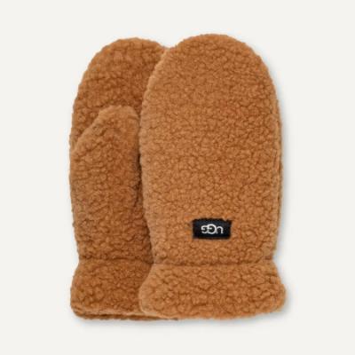 Picture of UGG Kids UGGfluff Mitten - Chestnut