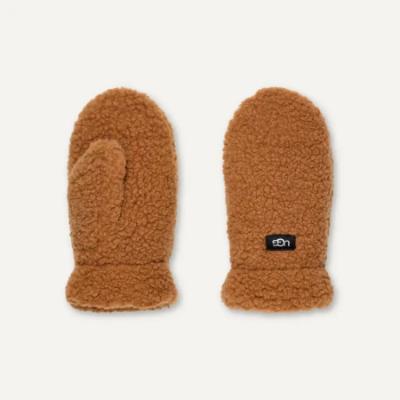 Picture of UGG Kids UGGfluff Mitten - Chestnut