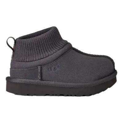 Picture of UGG Toddler Classic Ultra Mini Stretch Cuff Boot - Obsidian Grey