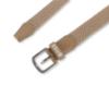 Picture of BOSS Boys Mini Me Braided Belt With Silver Buckle - Cookie Beige