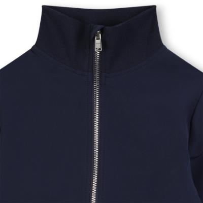Picture of BOSS Boys Polyester Jacket Cardigan - Navy Blue