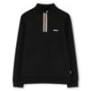 Picture of BOSS Boys Mini Me Iconic Tab Sweatshirt - Black