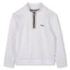 Picture of BOSS Boys Mini Me Iconic Tab Sweatshirt - White