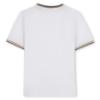 Picture of BOSS Boys Mini Me Short Sleeve Iconic Stripes T-Shirt - White