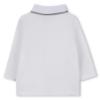 Picture of BOSS Toddler Boys Long Sleeve Pique Cotton Polo Top - White Black
