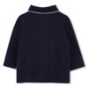 Picture of BOSS Toddler Boys Long Sleeve Pique Cotton Polo Top - Navy White