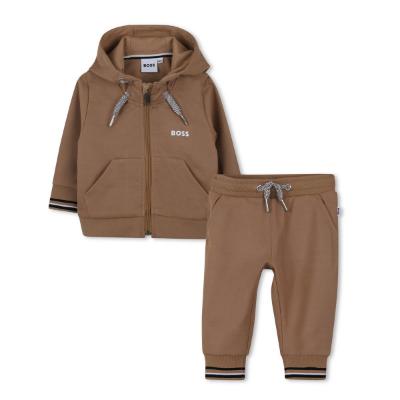 Picture of BOSS Toddler Boys Pique Tracksuit Set X 2 - Cookie Beige