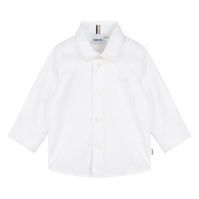 Picture of BOSS Toddler Boys Long Sleeve Shirt - White