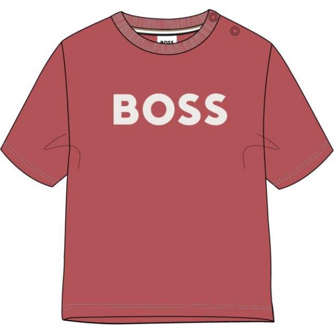 Picture of BOSS Toddler Boys Short Sleeve T-Shirt - Grenade Red