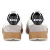 Picture of BOSS Boys Easy On Elastic lace Logo Trainers - White