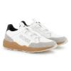 Picture of BOSS Boys Easy On Elastic lace Logo Trainers - White