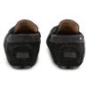 Picture of BOSS Boys Suede & Leather Moccasin Loafer - Black