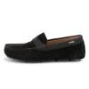 Picture of BOSS Boys Suede & Leather Moccasin Loafer - Black