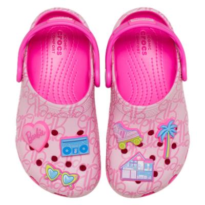 Picture of Crocs Toddler Barbie Classic Clog - Pink Multi