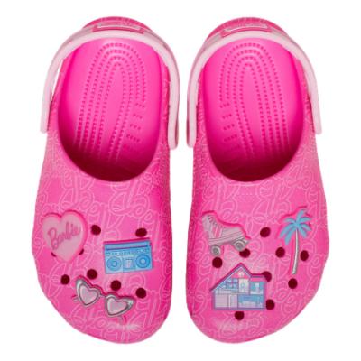 Picture of Crocs Kids Mattel Barbie Classic Clog - Pink Multi