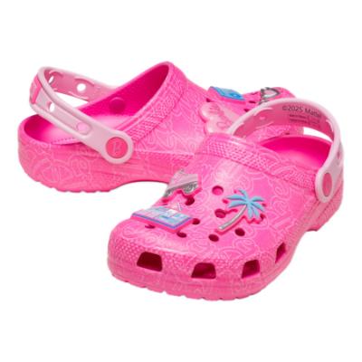 Picture of Crocs Kids Mattel Barbie Classic Clog - Pink Multi