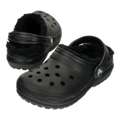 Picture of Crocs Classic Lined Clog - Black Black
