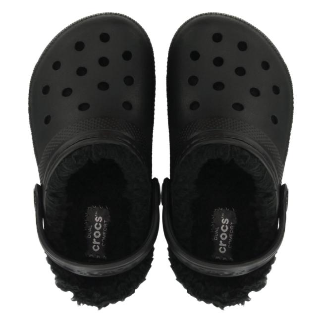 Picture of Crocs Classic Lined Clog - Black Black