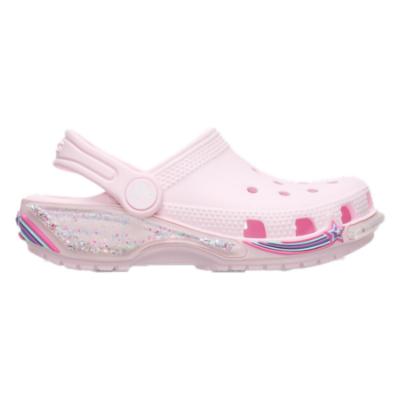 Picture of Crocs Classic Star Sparkle Shaker Clog - Pink Milk