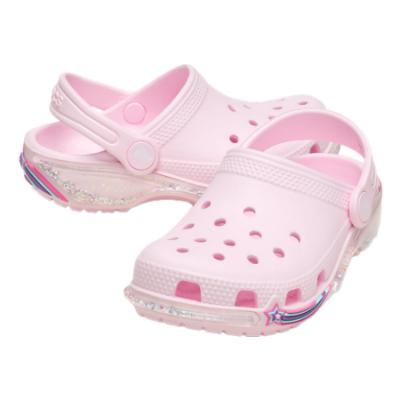 Picture of Crocs Classic Star Sparkle Shaker Clog - Pink Milk