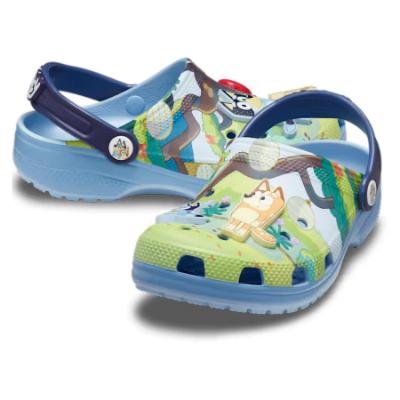 Picture of Crocs Toddler Bluey Classic Clog - Blue Multi