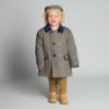 Picture of Beau KiD Boys Traditional Country Coat & Cap Set X 2 - Navy Blue