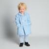 Picture of Beau KiD Boys Traditional Double Breasted Coat - Sky Blue