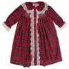 Picture of Beau KiD Girls Tartan Nightdress & Dressing Gown Set X 2 - Red