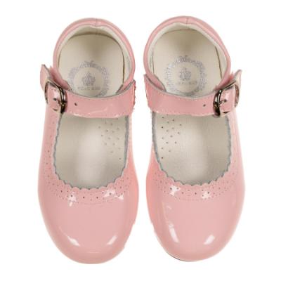 Picture of Beau KiD Girls Easy On Detachable Satin Bow Mary Jane Shoe  - Pink Patent Leather
