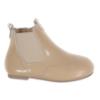 Picture of Beau KiD Easy On Chelsea Boot With Inside Zip - Beige Patent Leather