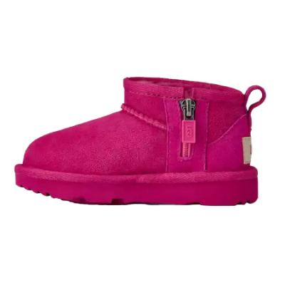 Picture of UGG Toddler Classic Ultra Mini Boot Inside Zip - Dark Peony