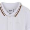 Picture of BOSS Toddler Boys Short Sleeve Polo Top - White Iconic Stripes