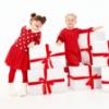 Picture of Agatha Ruiz De La Prada Winter Collection Girls Heart Sweater Skirt & Tights Set X 3 - Red