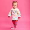 Picture of Agatha Ruiz De La Prada Winter Collection Girls Tunic & Leggings Set X 2 - Fuchsia Multi